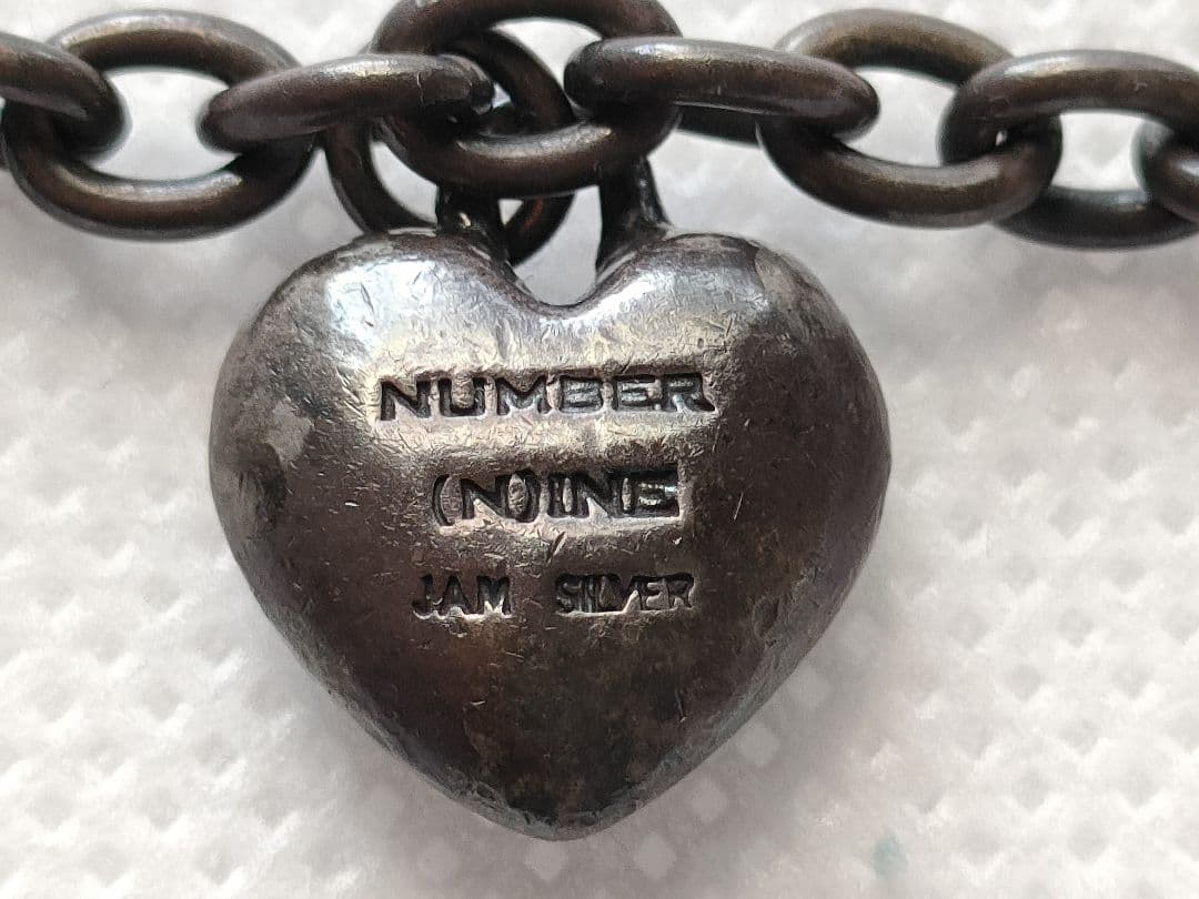 NUMBER (N)INE ハート ウォレットチェーン&ネックレス JHMコラボ