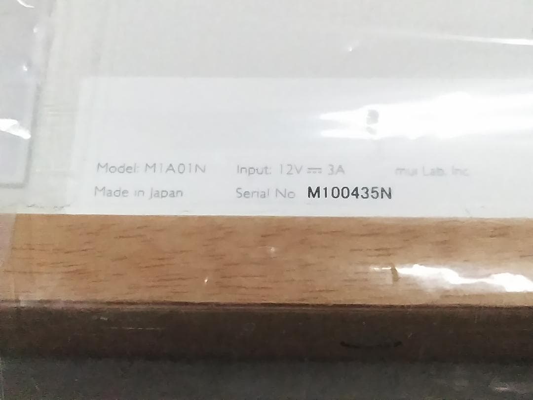 未使用品 muiボード タッチパネル M1A01N天然木のホームコントローラー★