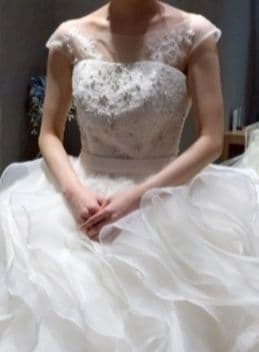 再値下げ！　編み上げウエディングドレス　ワタベ　アロヒナモエ　AH-0022