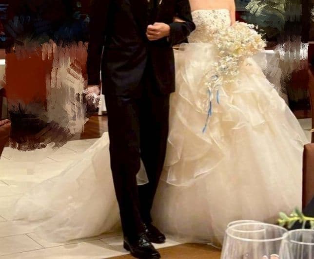 再値下げ！　編み上げウエディングドレス　ワタベ　アロヒナモエ　AH-0022