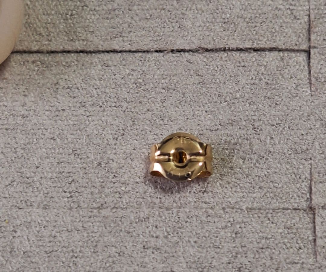 eteパールホワイトトパーズ ピアス ドロップ