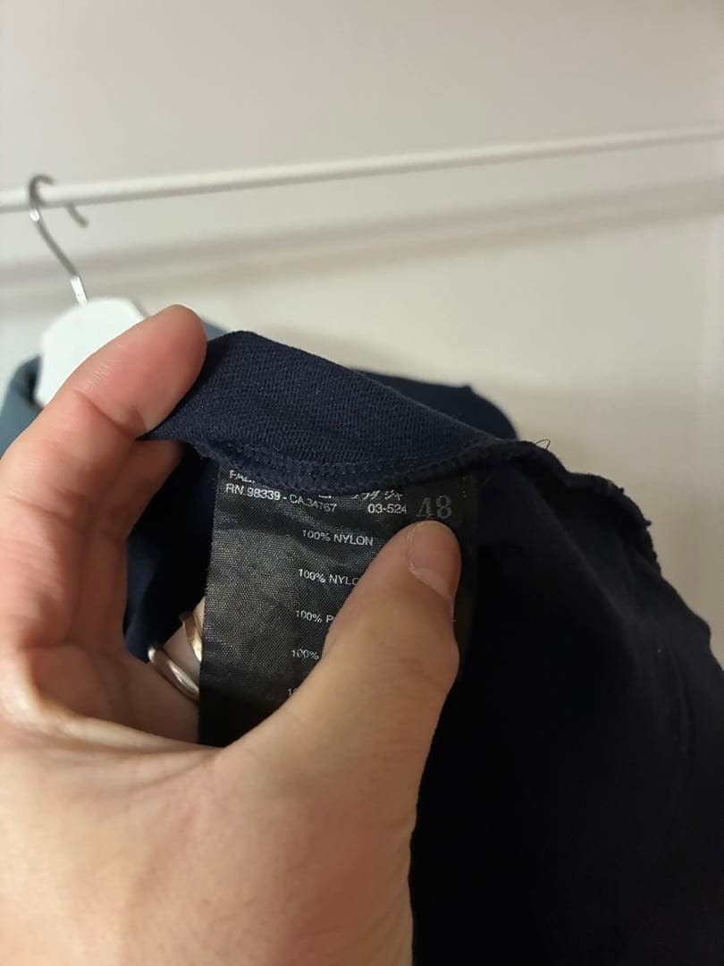 トップス PRADA SPORT Nylon L/S Polo size 48