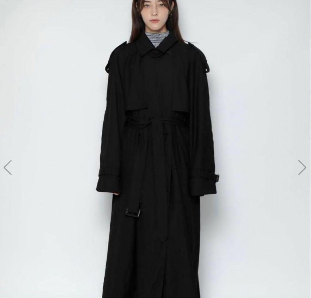 ジャケット・アウター melt the lady wide trench coat