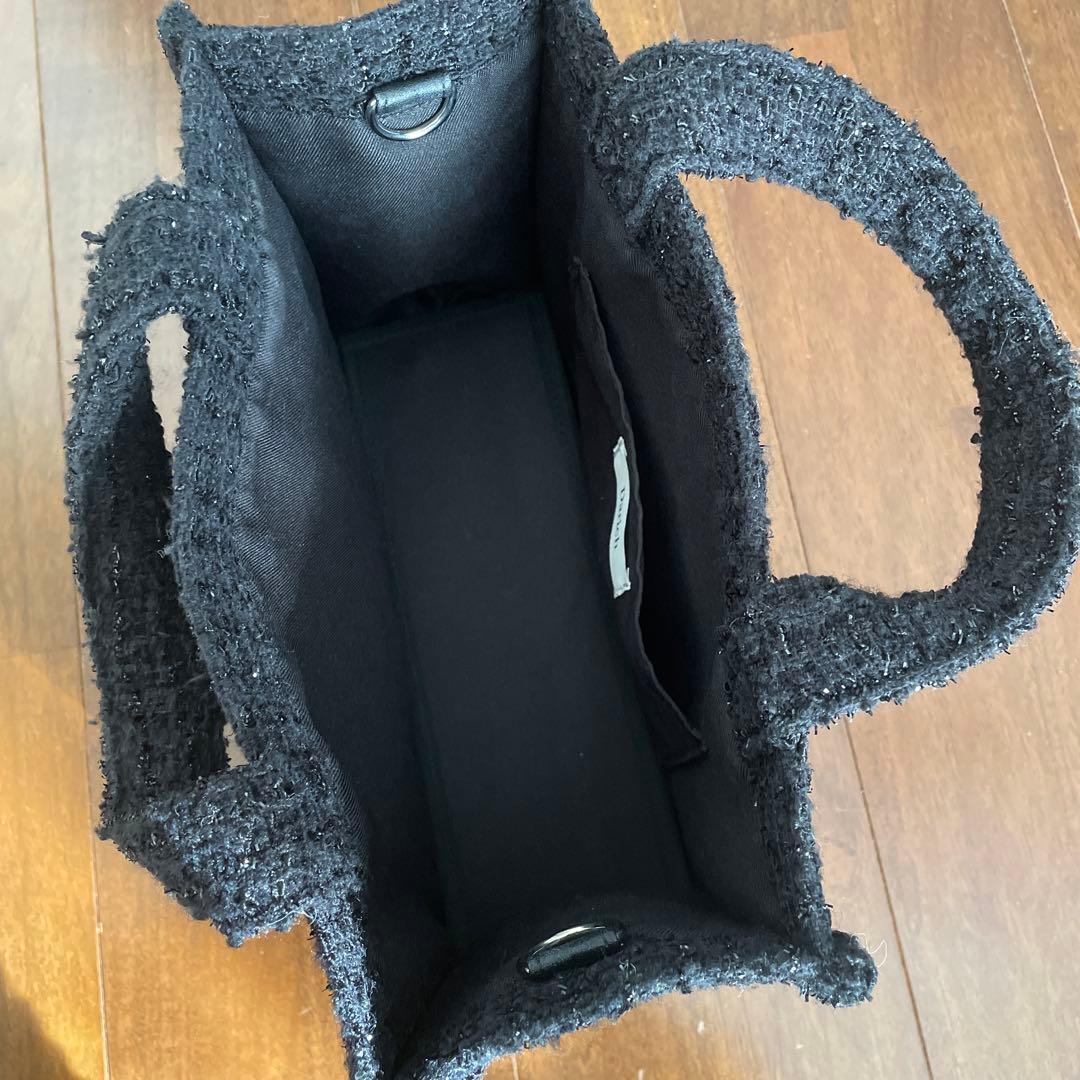 Darich DRビジューミニトートバッグ　ブラック