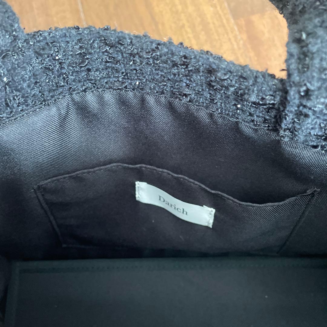 Darich DRビジューミニトートバッグ　ブラック