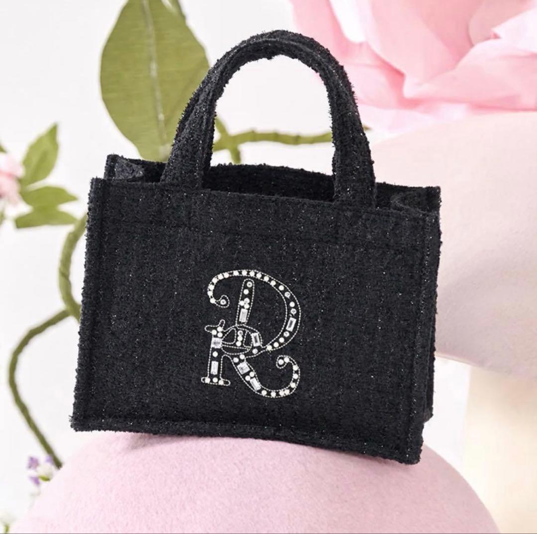 Darich DRビジューミニトートバッグ　ブラック