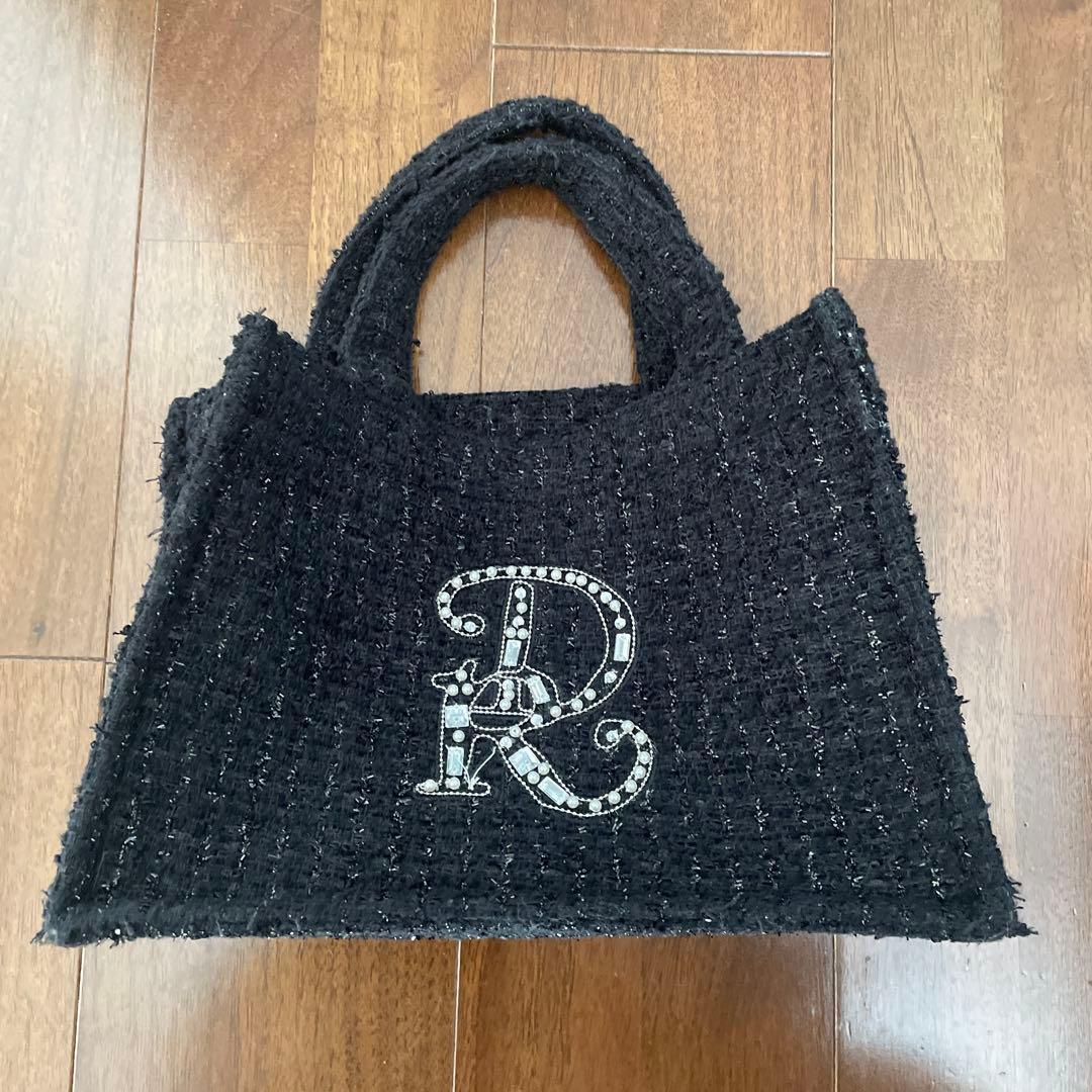 Darich DRビジューミニトートバッグ　ブラック