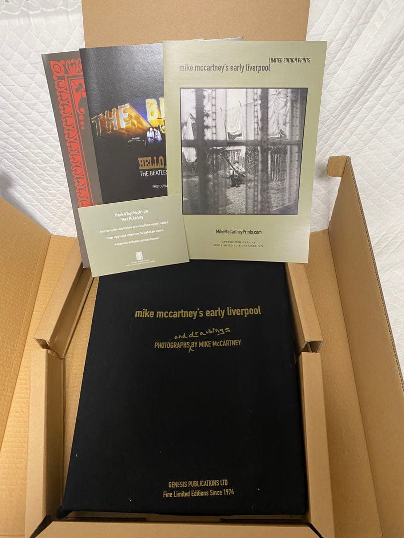 【送料込】マイクマッカートニー直筆サイン入り豪華写真集『アーリー・リヴァプール』