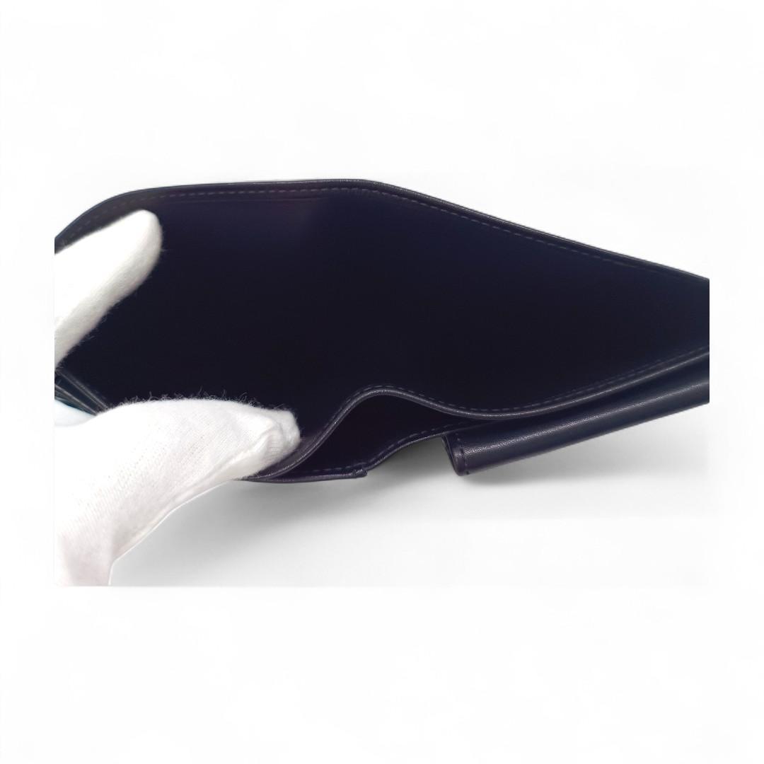 LOUIS VUITTON ルイヴィトン マルコ 二つ折り財布 黒 レザー 美品