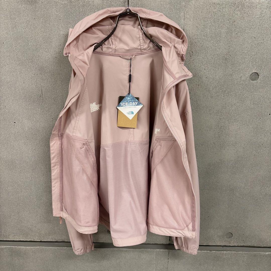 新品　ノースフェイス　ナイロンパーカー　ピンク　レディース2XL