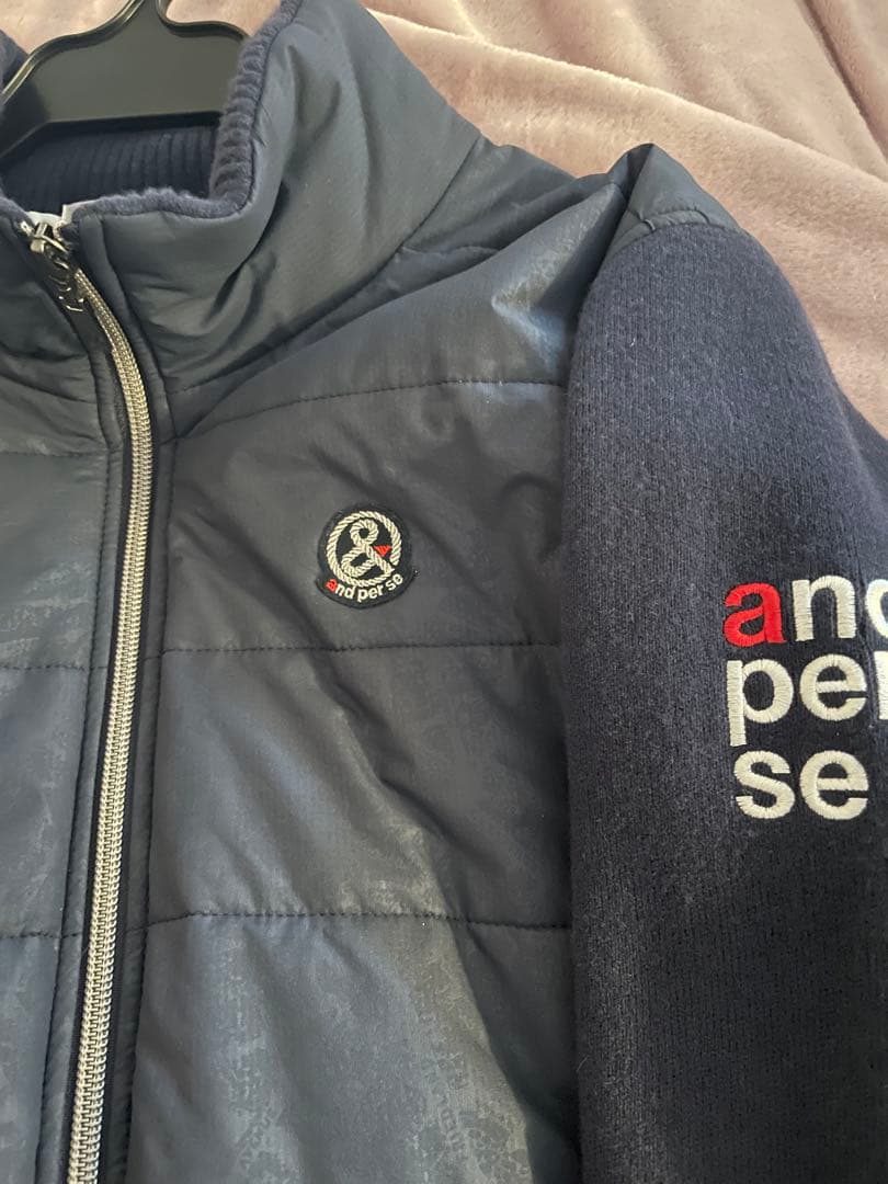 and per se ネイビー ジャケット