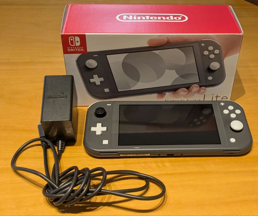 Nintendo Switch Liteグレー　本体・箱・充電器付き