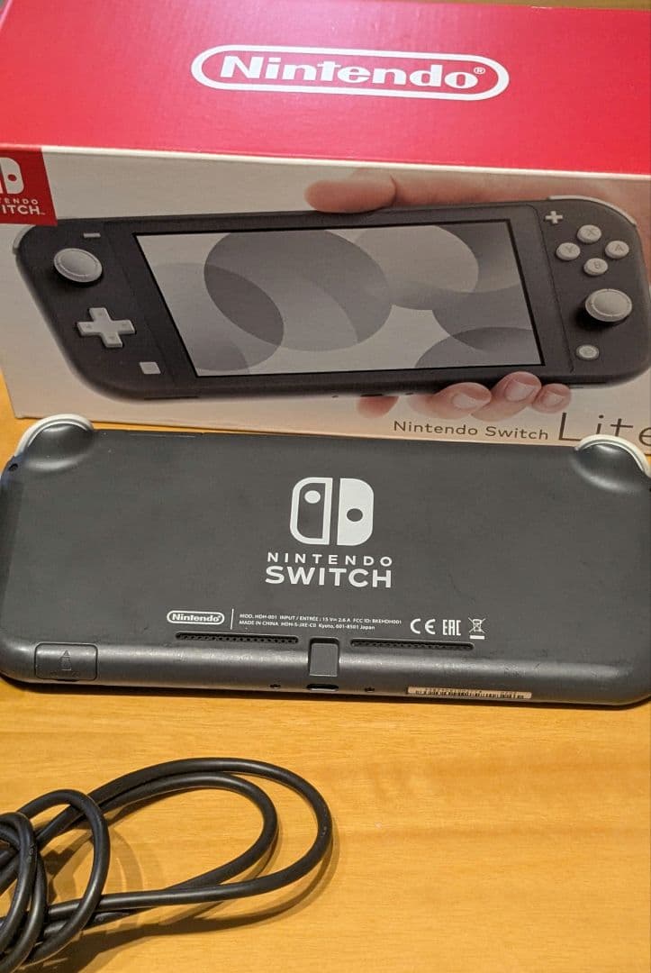 Nintendo Switch Liteグレー　本体・箱・充電器付き