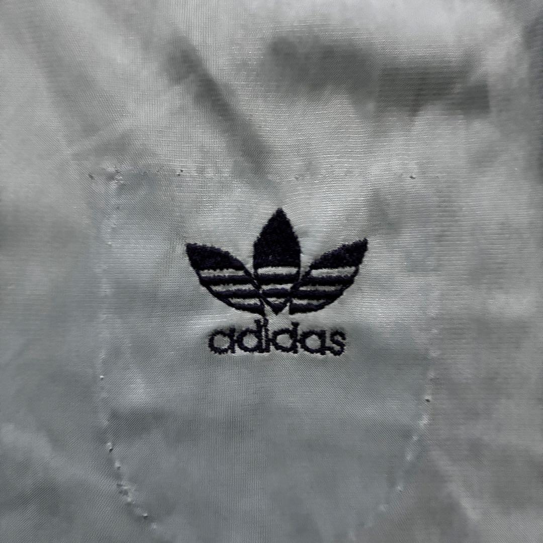 70s adidasATPトラックジャケット刺繍ロゴトレフォイルライトブルー