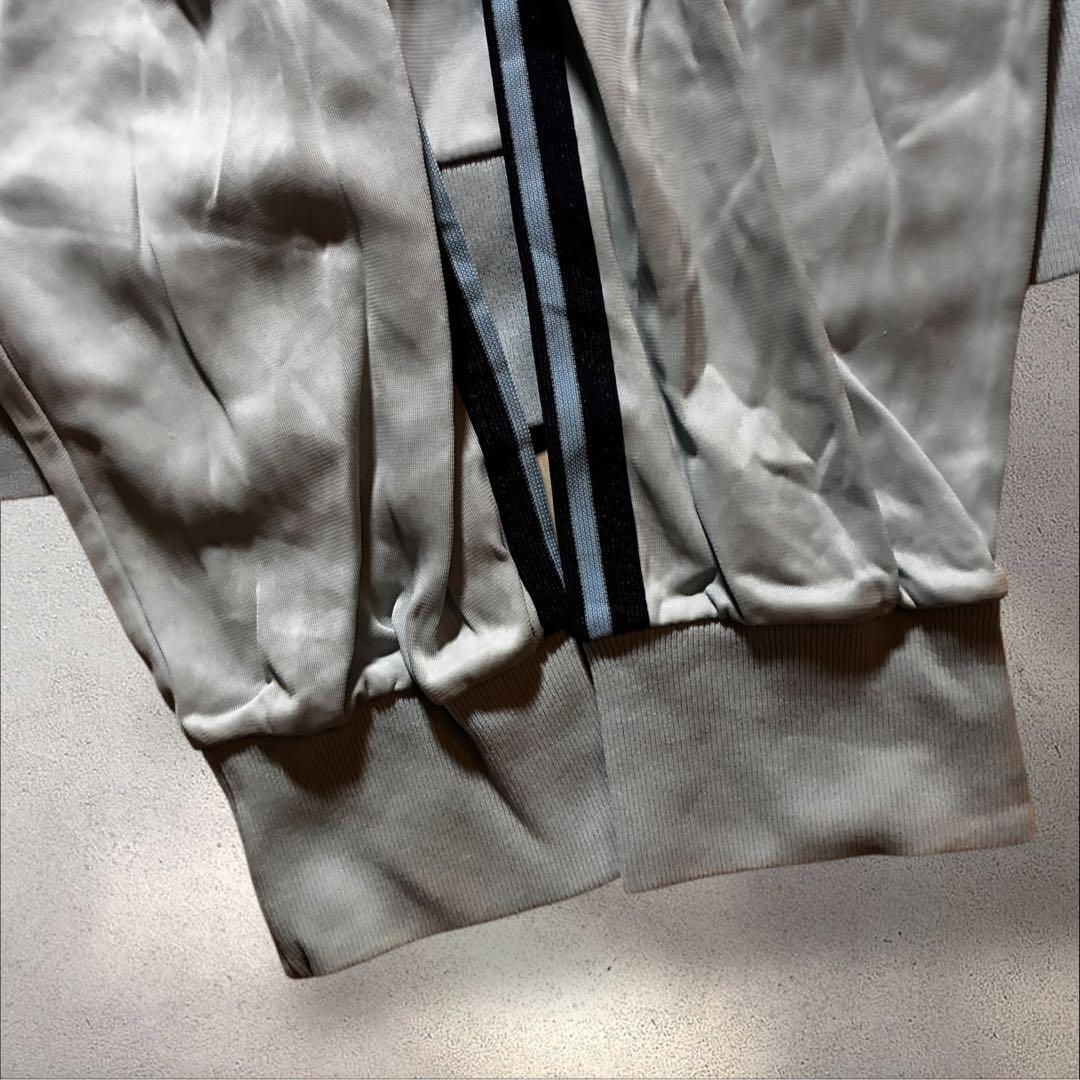 70s adidasATPトラックジャケット刺繍ロゴトレフォイルライトブルー