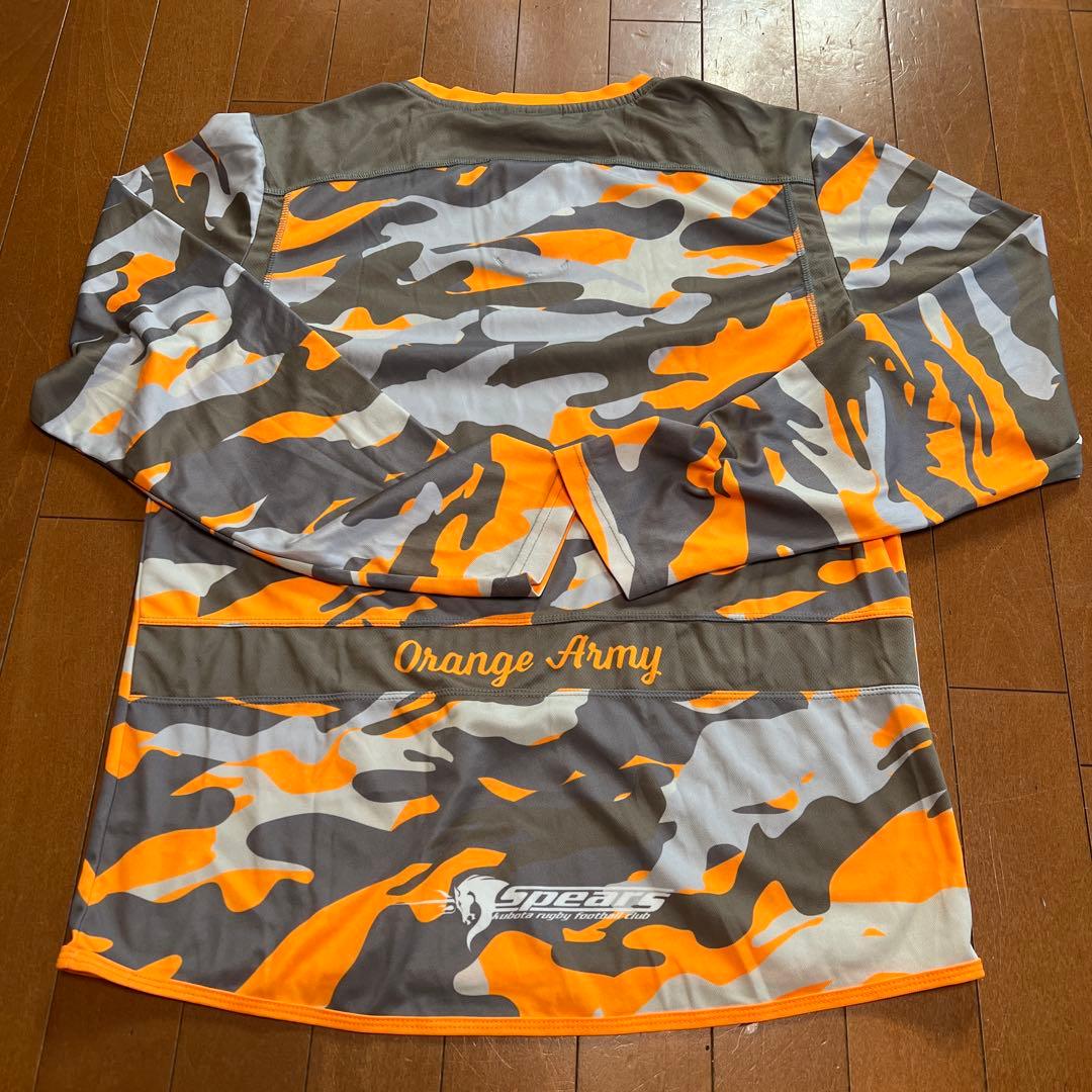 クボタスピアーズ　選手支給品　激レア迷彩柄長袖ウェア 2XL