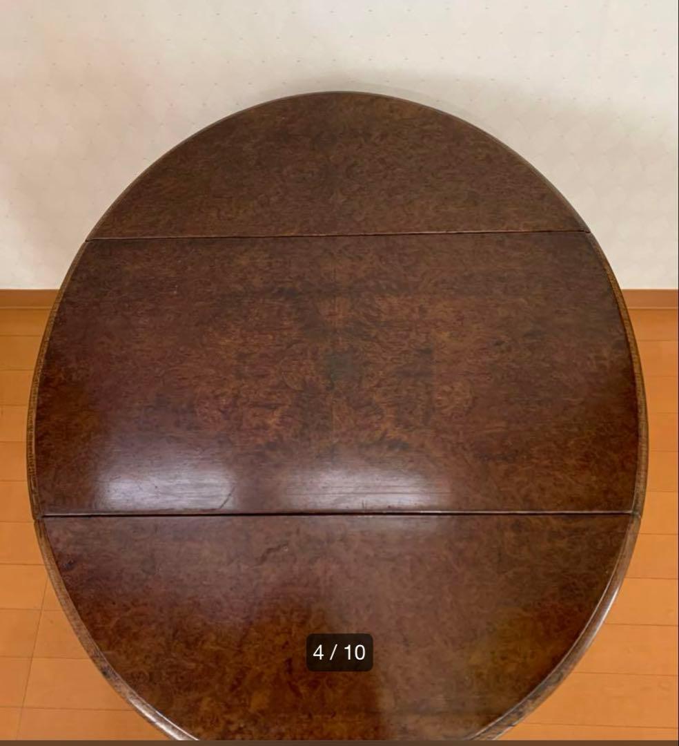 値引き相談❣️イギリスアンティーク　ウォールナット天板　バタフライ テーブル