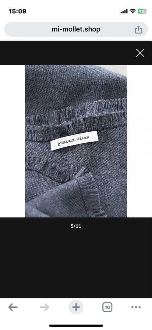 ⭐︎新品未使用タグ付き⭐︎ミモレ別注ASAUCE MELER アソースメレ　ストール