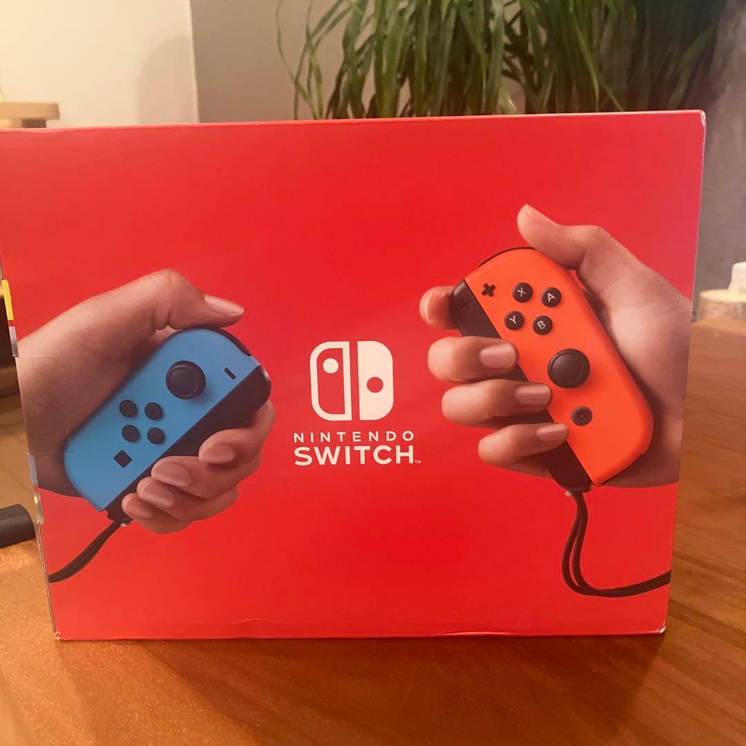 新品未開封　Nintendo Switch 本体 青/オレンジジョイコン