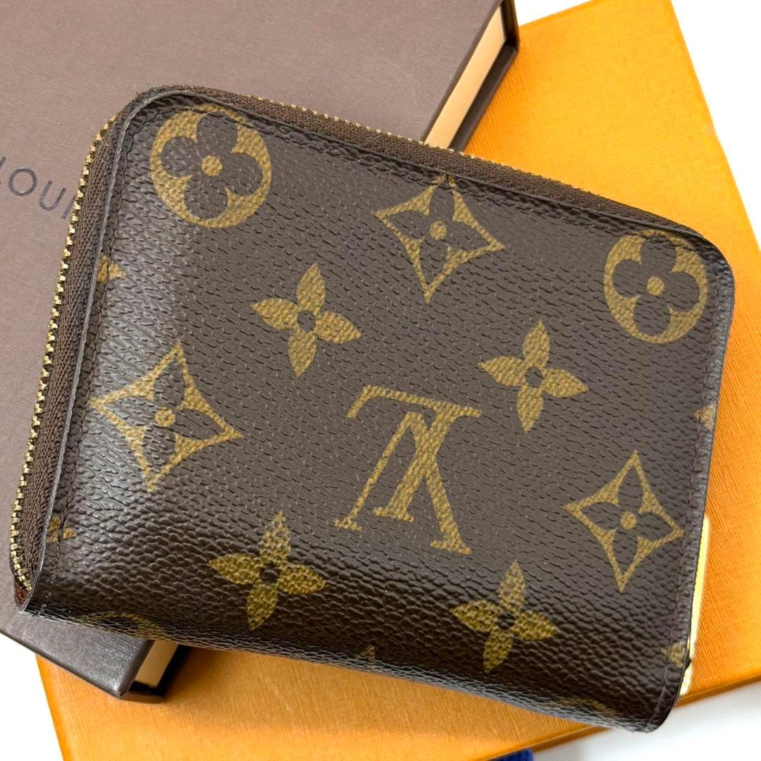 良品 ルイヴィトン モノグラム ジッピーパース 小銭 財布 ラウンドジップ