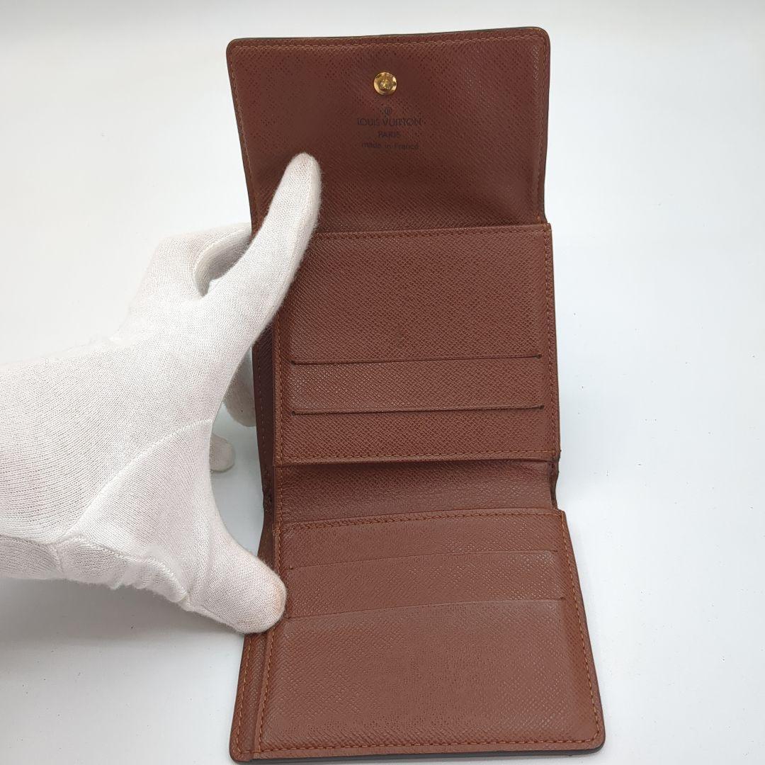 Louis Vuitton モノグラム コンパクト 三つ折り財布 M61652
