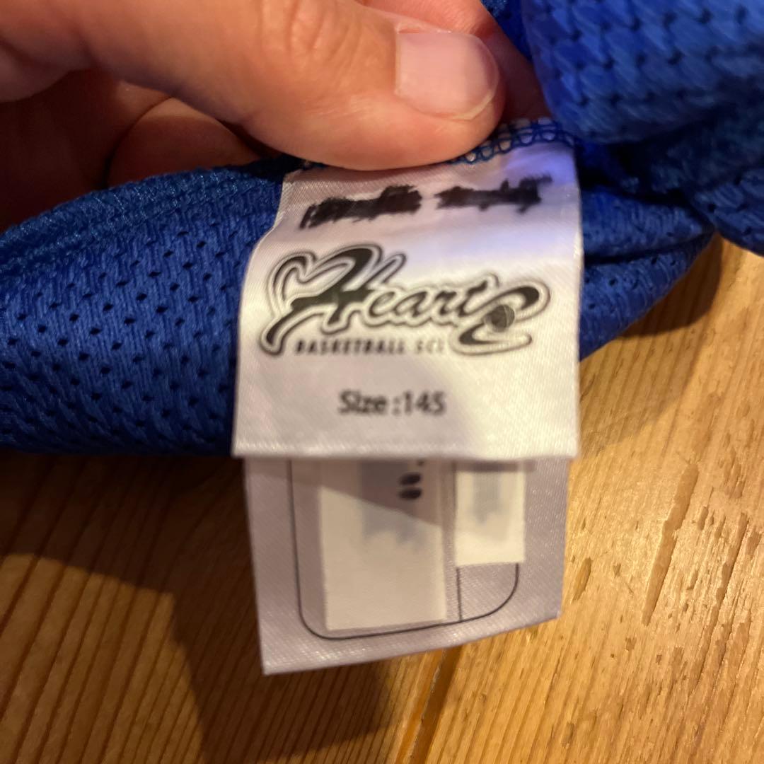 【美品】ハーツ　バスケットボールスクール　ユニフォーム　145cm