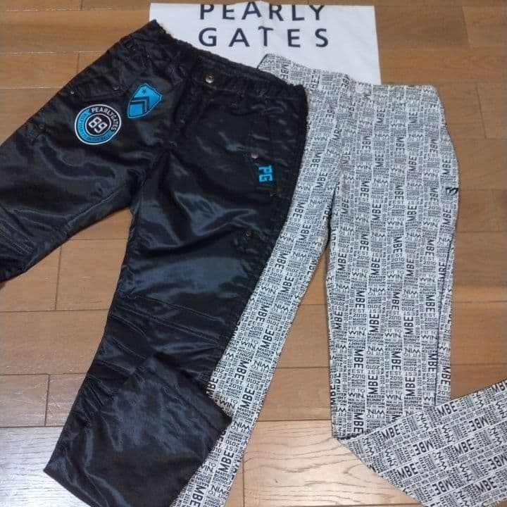 ⭐美品⭐お買い得２点⭐中綿⭐パーリー&マスター⭐パンツ⭐黒⭐M⭐