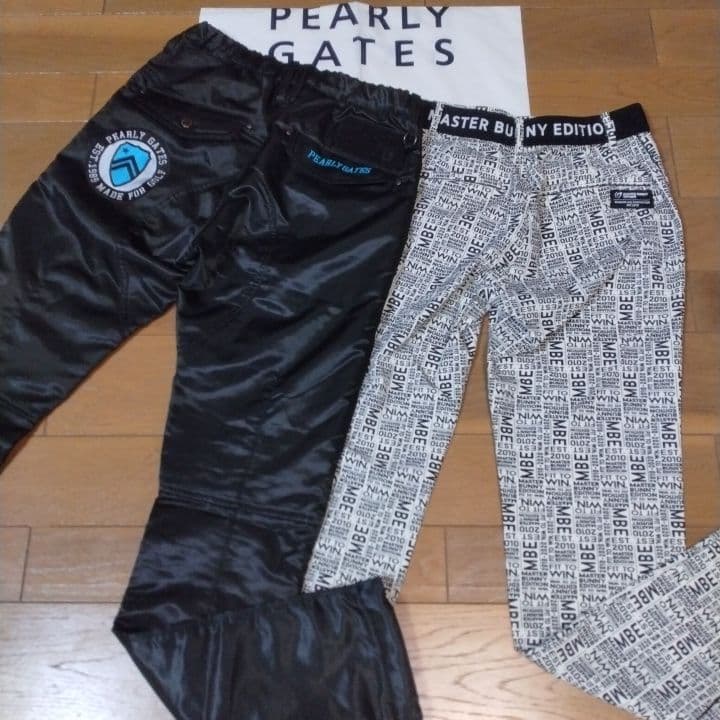 ⭐美品⭐お買い得２点⭐中綿⭐パーリー&マスター⭐パンツ⭐黒⭐M⭐