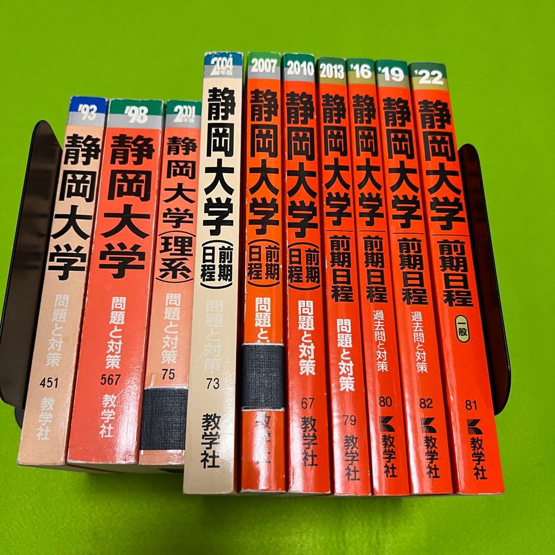 赤本　静岡大学　前期日程　1989年～2021年　31年分