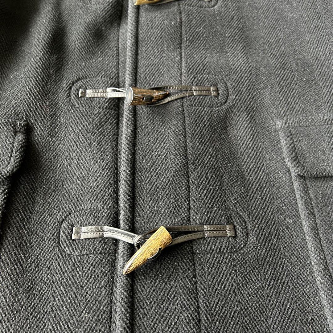 NEW YORKER MOORBROOK ヘリンボーン ダッフルコート L 黒