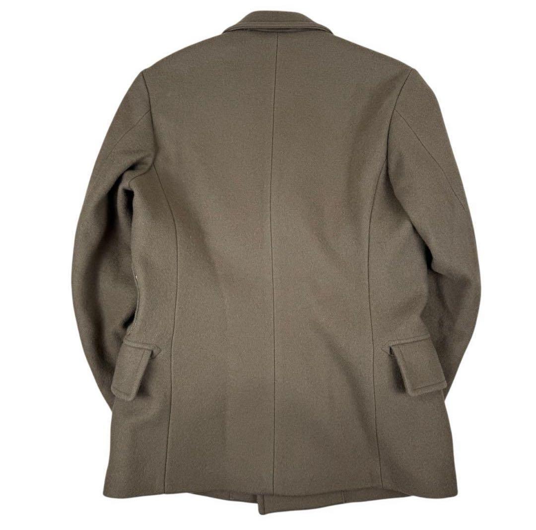 ナイジェルケーボン フォックスフランネル ウールメルトンピーコート イングランド