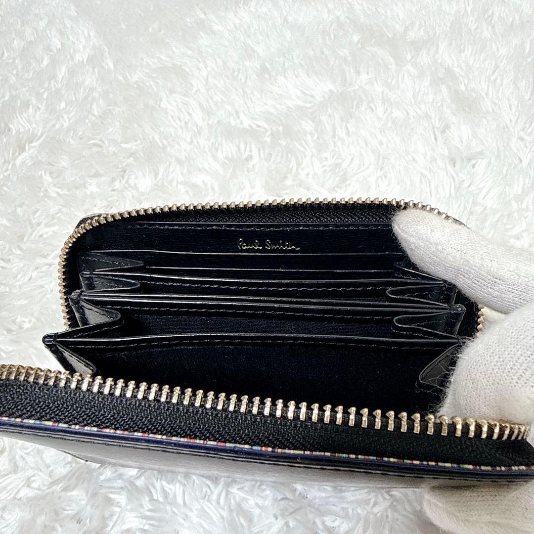 Paul Smith ポールスミス マルチストライプ エッジ ラウンドファスナー