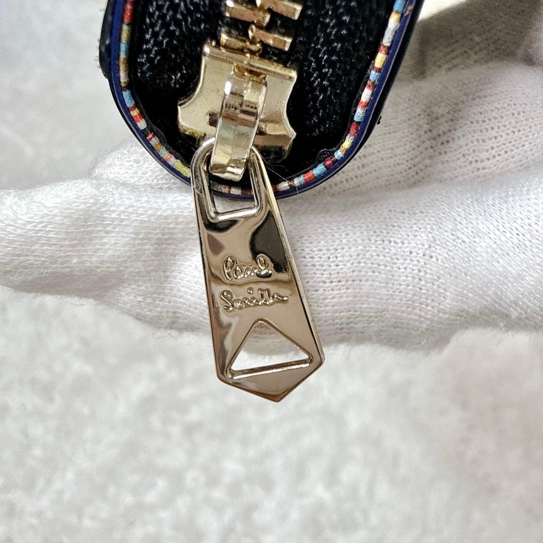 Paul Smith ポールスミス マルチストライプ エッジ ラウンドファスナー