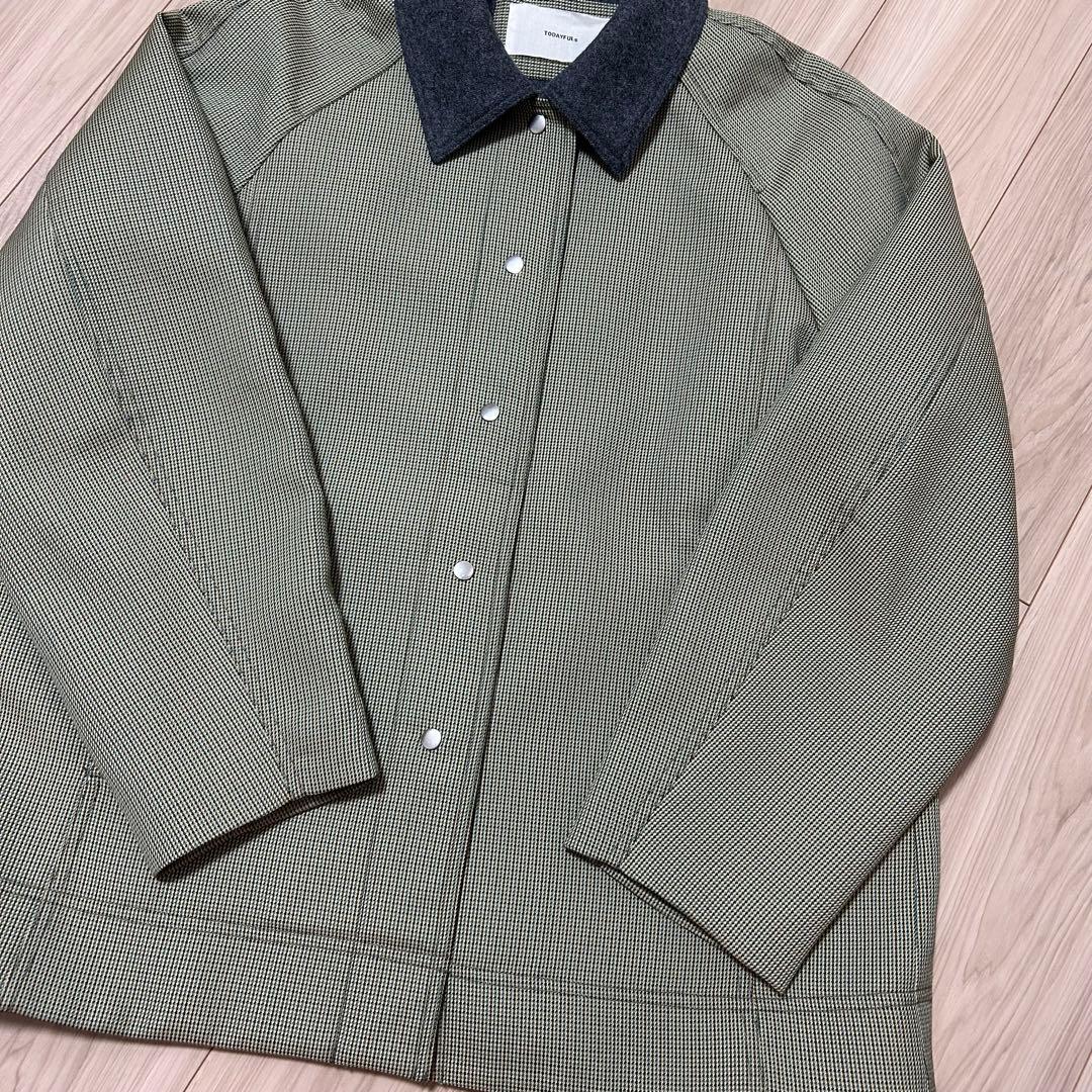 ジャケット・アウター TODAYFUL Houndstooth Raglan Jacket