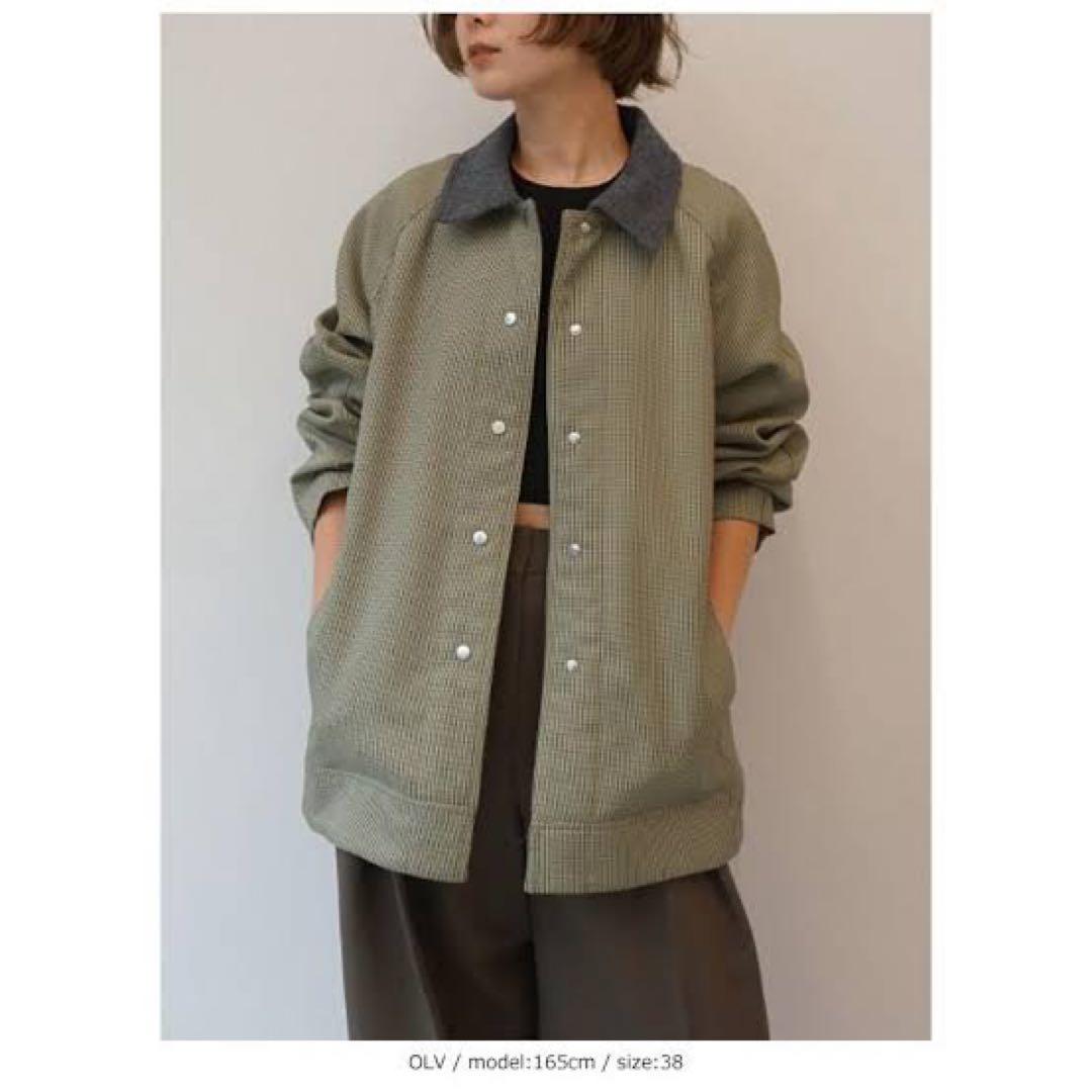 ジャケット・アウター TODAYFUL Houndstooth Raglan Jacket