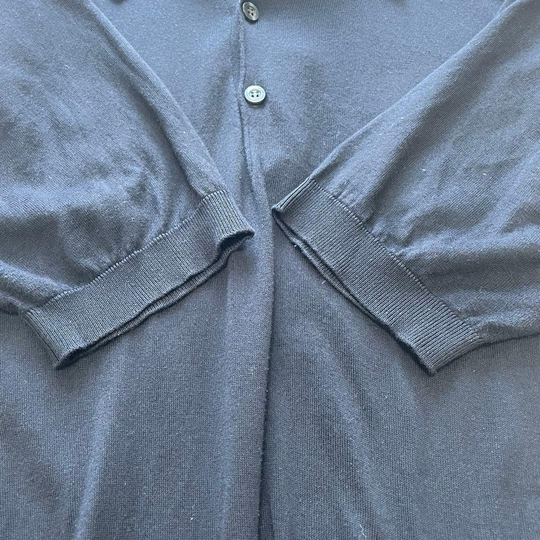 ジョンスメドレー　JOHN SMEDLEY 半袖 ポロニット 現行タグ