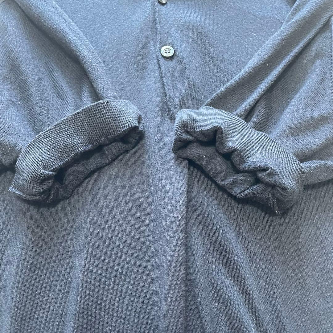 ジョンスメドレー　JOHN SMEDLEY 半袖 ポロニット 現行タグ