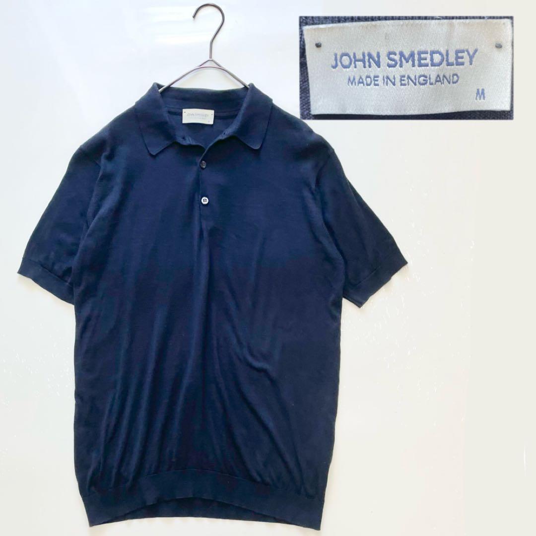ジョンスメドレー　JOHN SMEDLEY 半袖 ポロニット 現行タグ