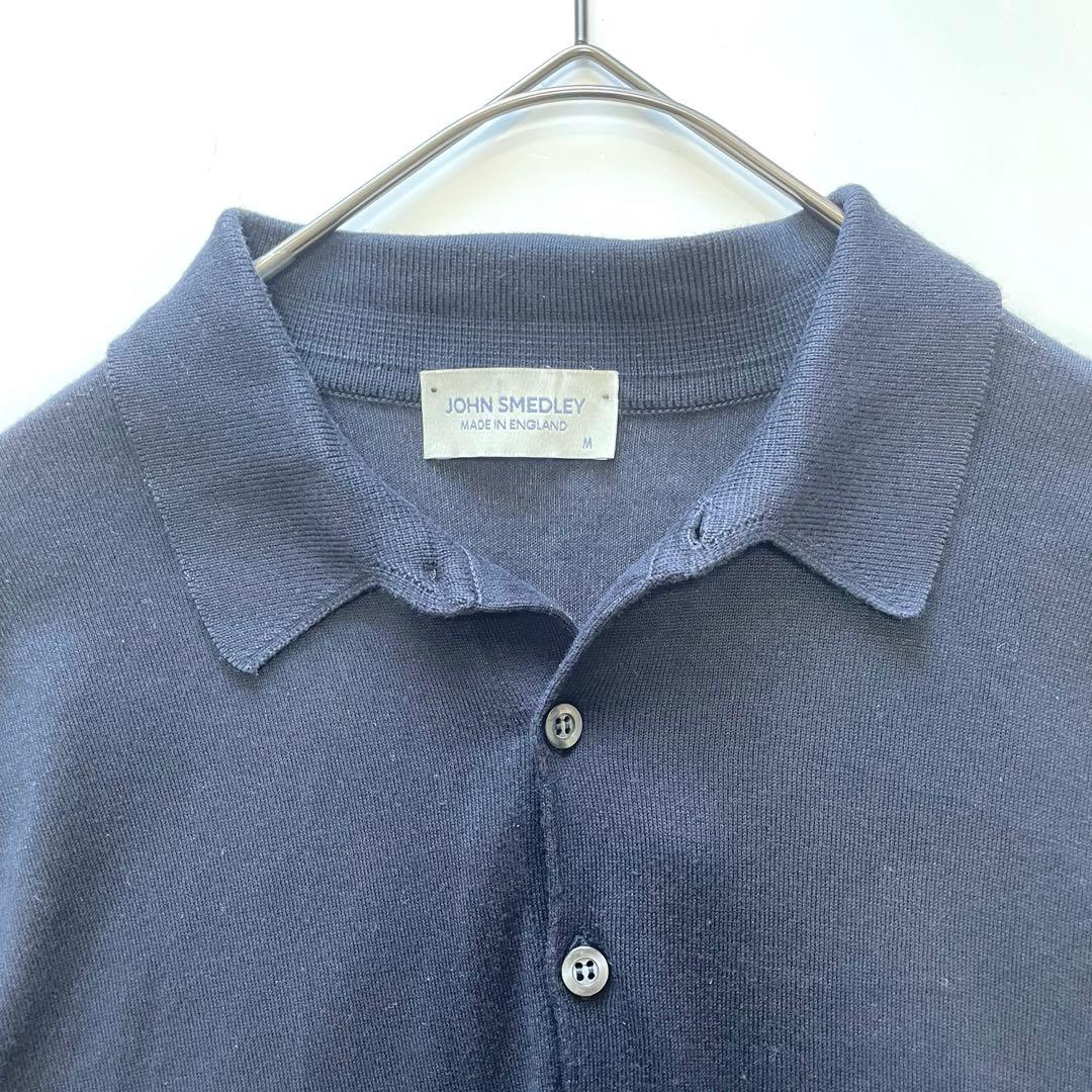 ジョンスメドレー　JOHN SMEDLEY 半袖 ポロニット 現行タグ