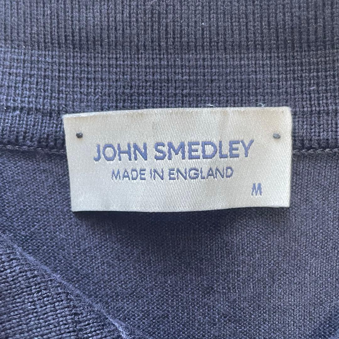 ジョンスメドレー　JOHN SMEDLEY 半袖 ポロニット 現行タグ