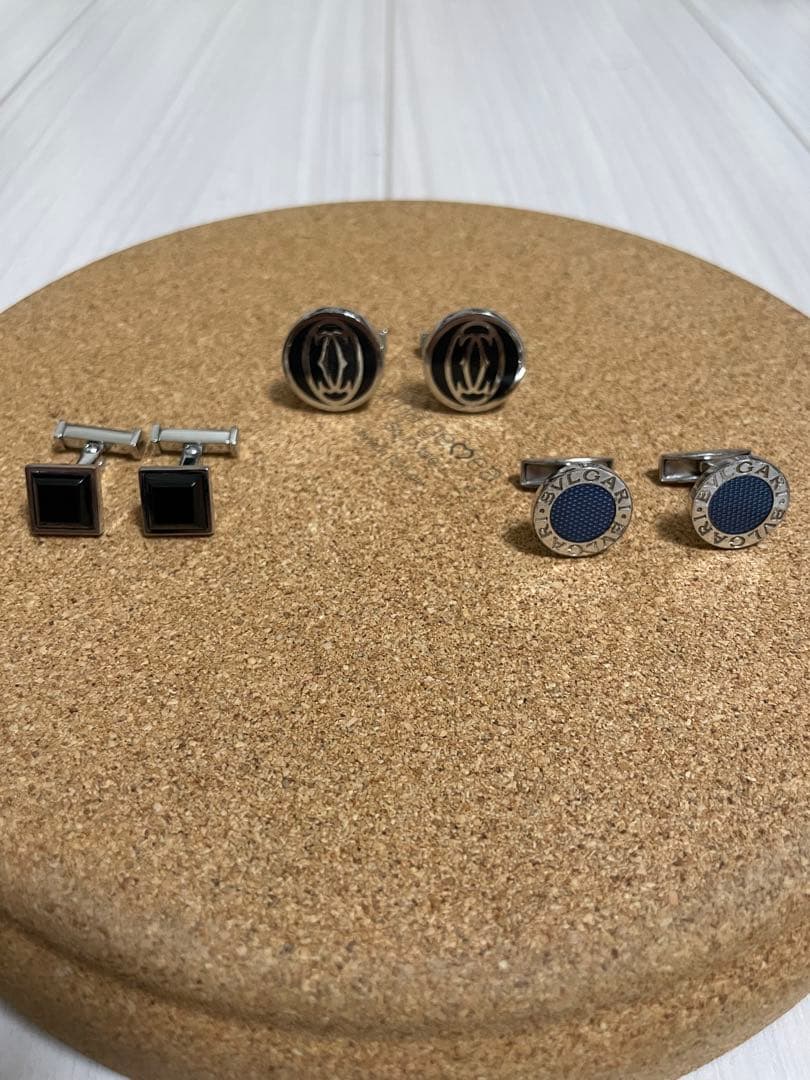 ブルガリ、カルティエ、オメガ、カフスまとめ売り