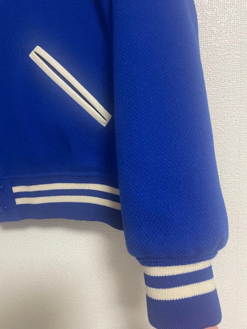 SAINT LAURENT テディボンバージャケット　ブルー