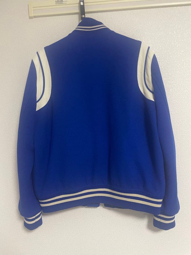 SAINT LAURENT テディボンバージャケット　ブルー