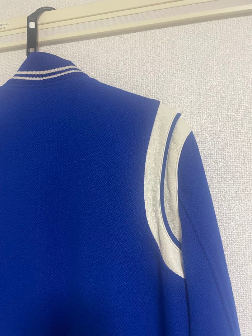 SAINT LAURENT テディボンバージャケット　ブルー