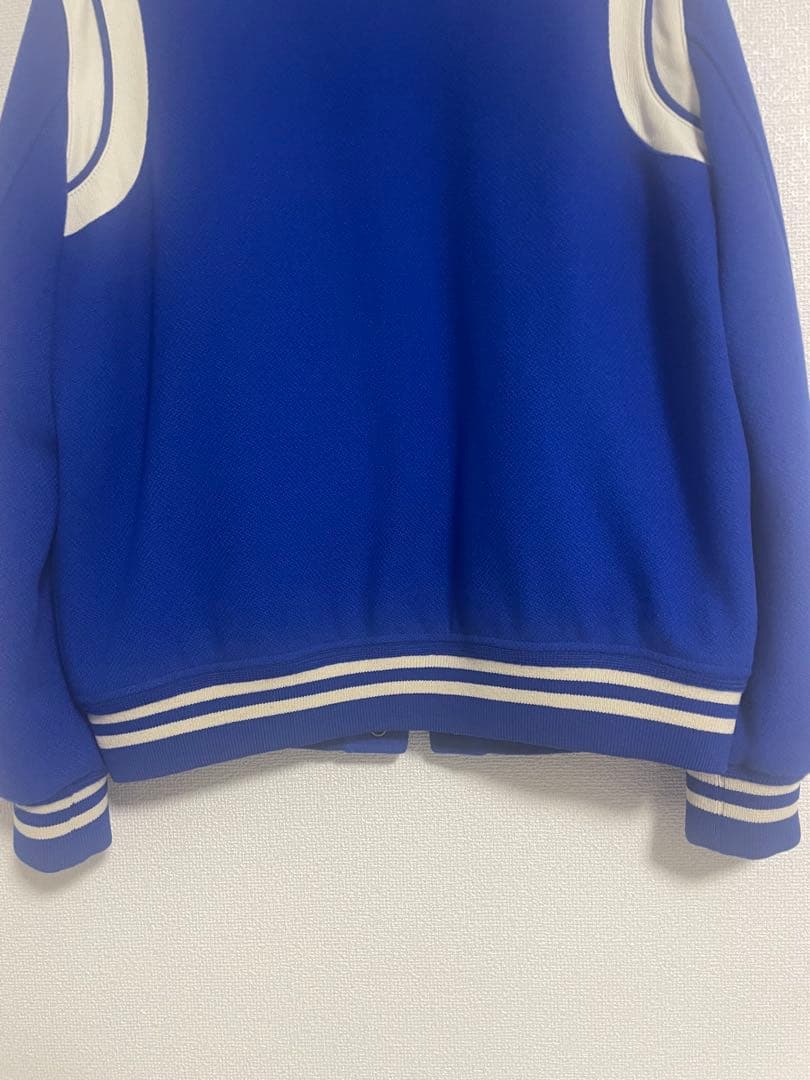 SAINT LAURENT テディボンバージャケット　ブルー