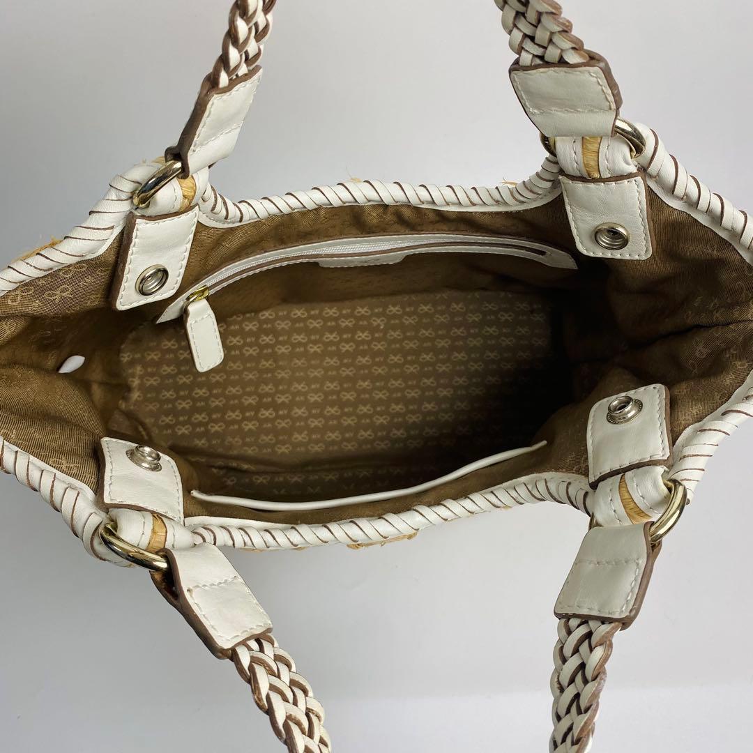 【トートバック付】アニヤハインドマーチAnya Hindmarchカゴバッグ