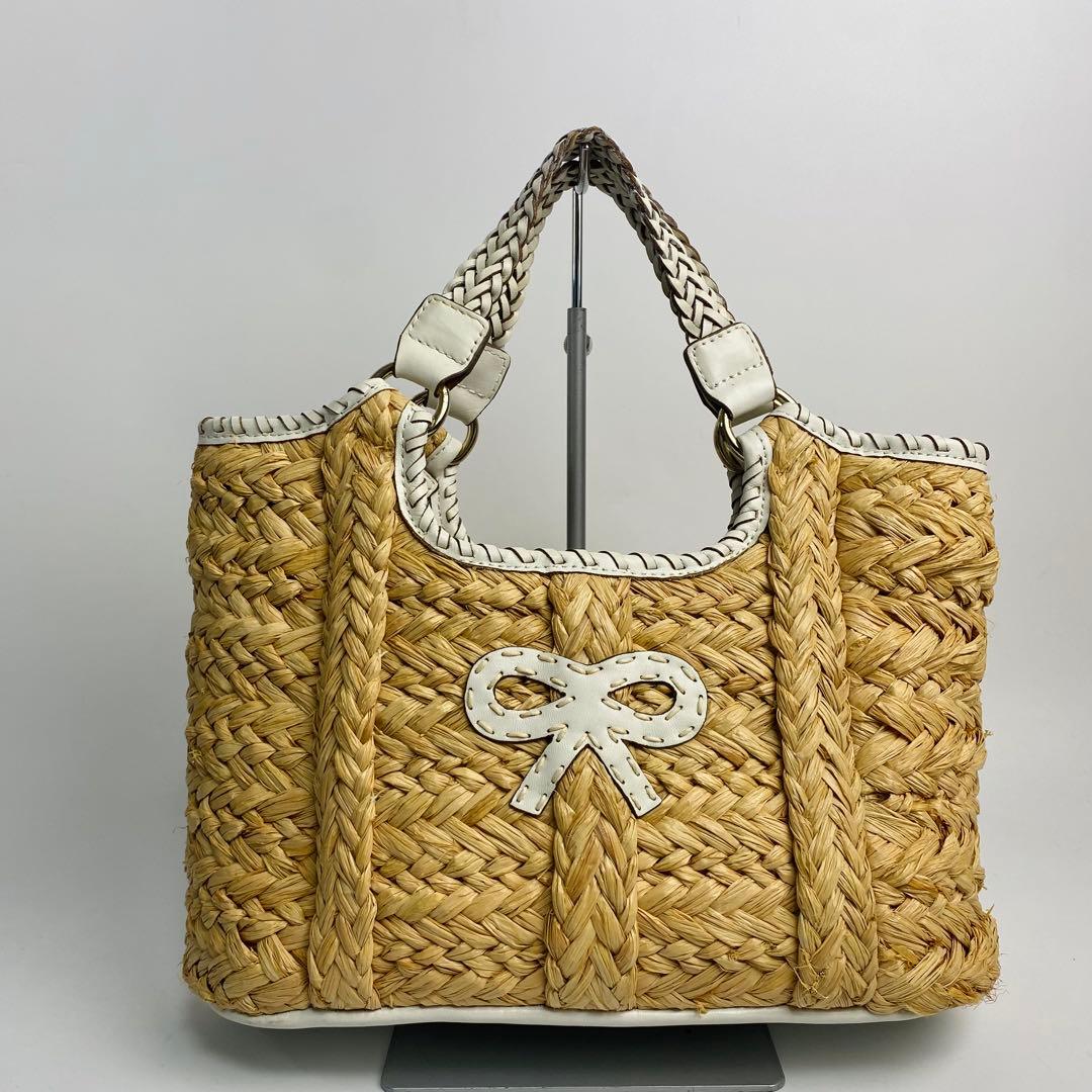 【トートバック付】アニヤハインドマーチAnya Hindmarchカゴバッグ