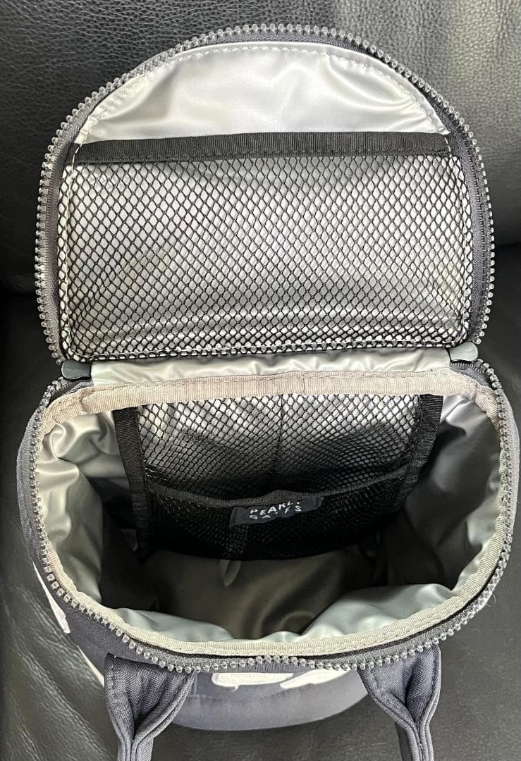 美品 パーリーゲイツ 保冷バック グレー PG ロゴ ペットボトル４本収納可能