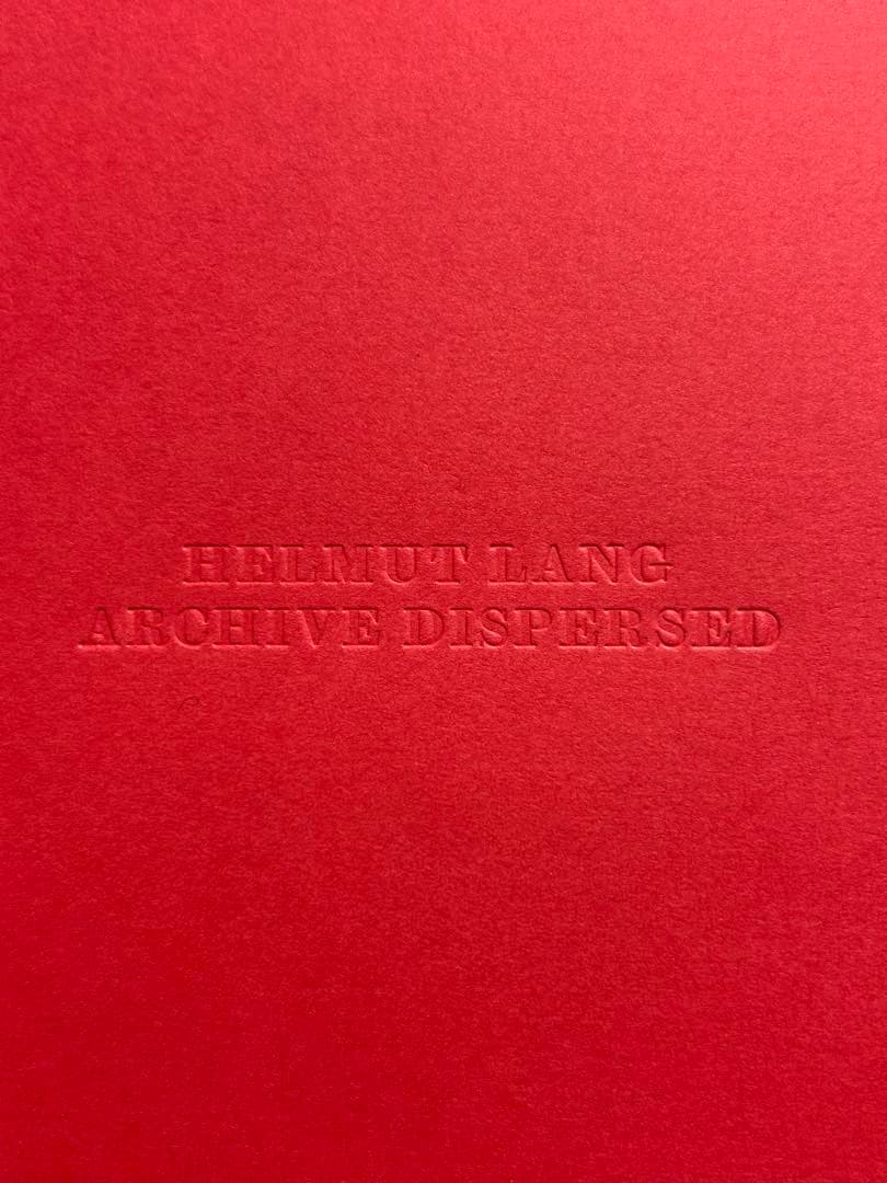 アート・デザイン・音楽 Helmut Lang Archive