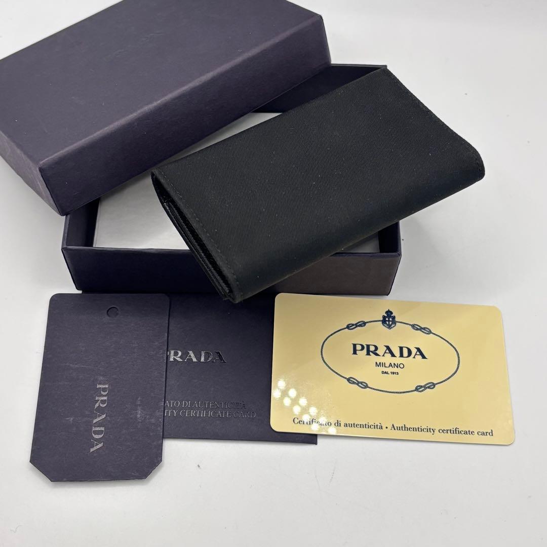 【M222】PRADA☆TESSUTO 6連キーケース 未使用